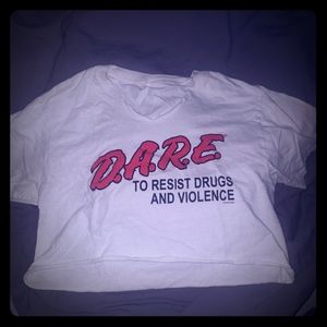 Vintage Dare cropped shirt